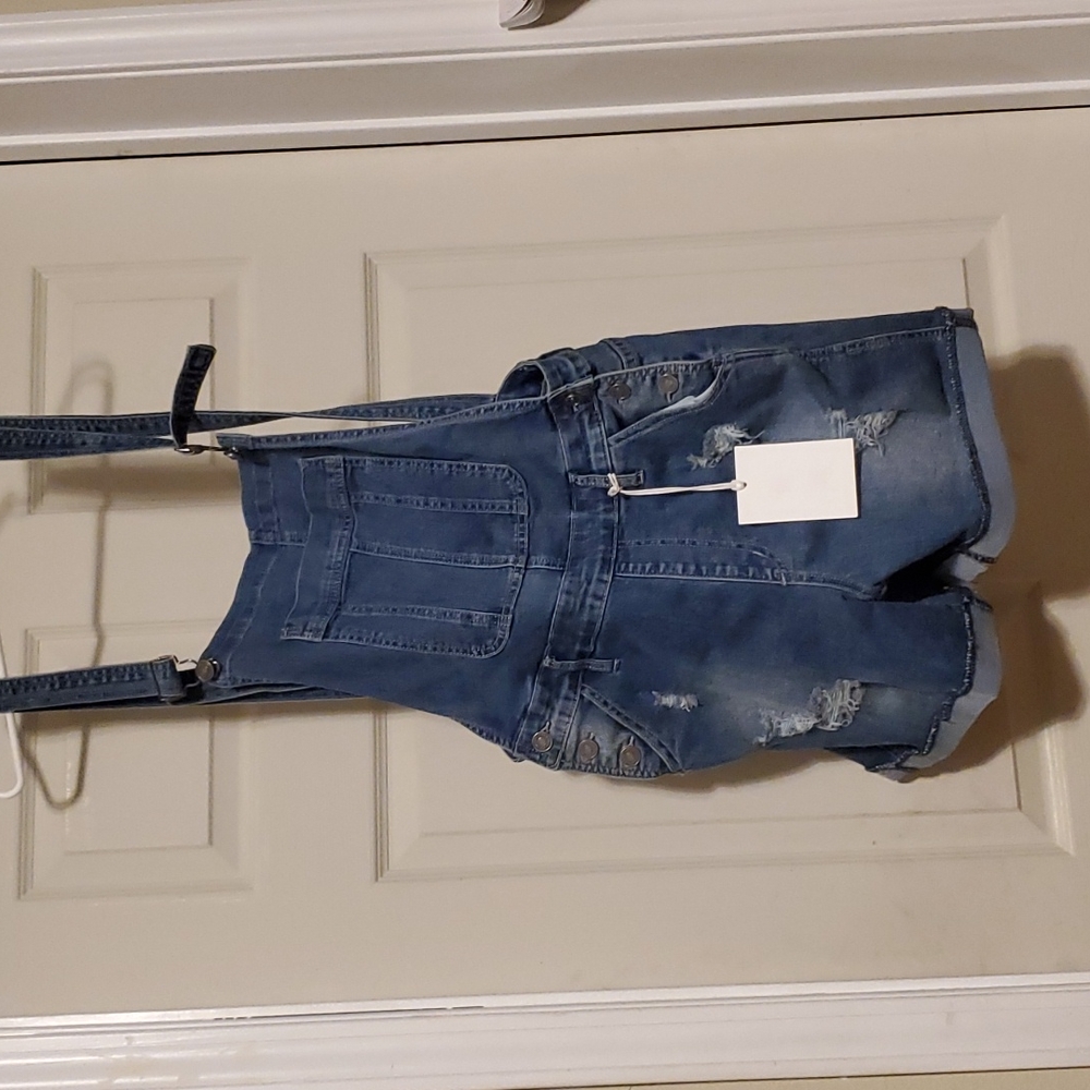 Overall Shorts